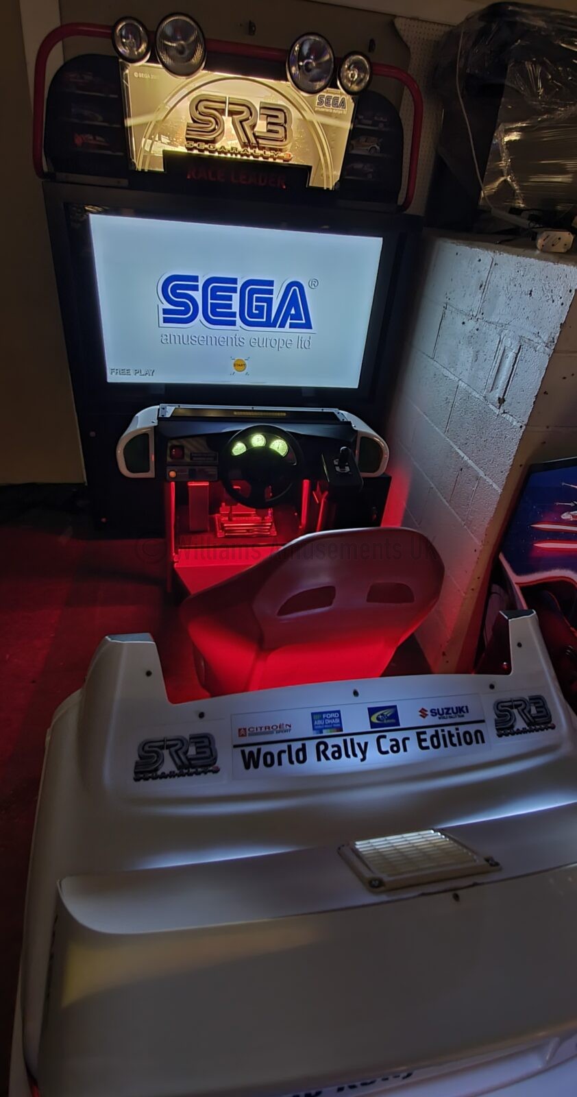 Amazing Sega Rally Deluxe With Full Motion Williams Amusements