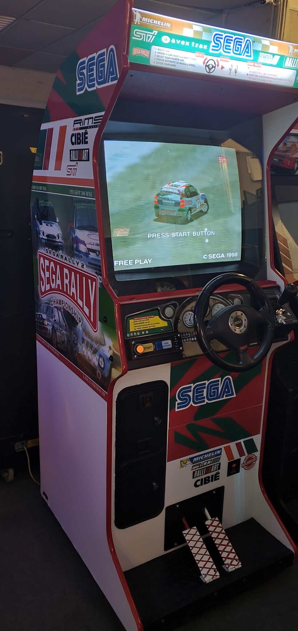 sega rally 2 arcade for sale